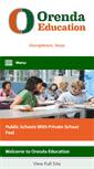 Mobile Screenshot of orendaeducation.org