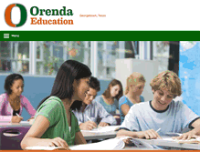 Tablet Screenshot of orendaeducation.org